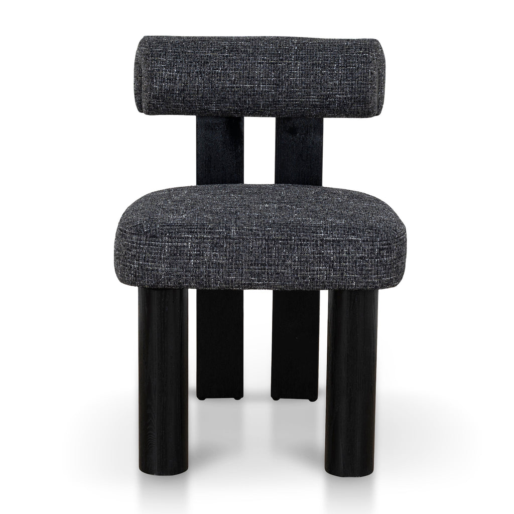 Black Dining Chair | Field Charcoal (Set Of 2) | Myka Home