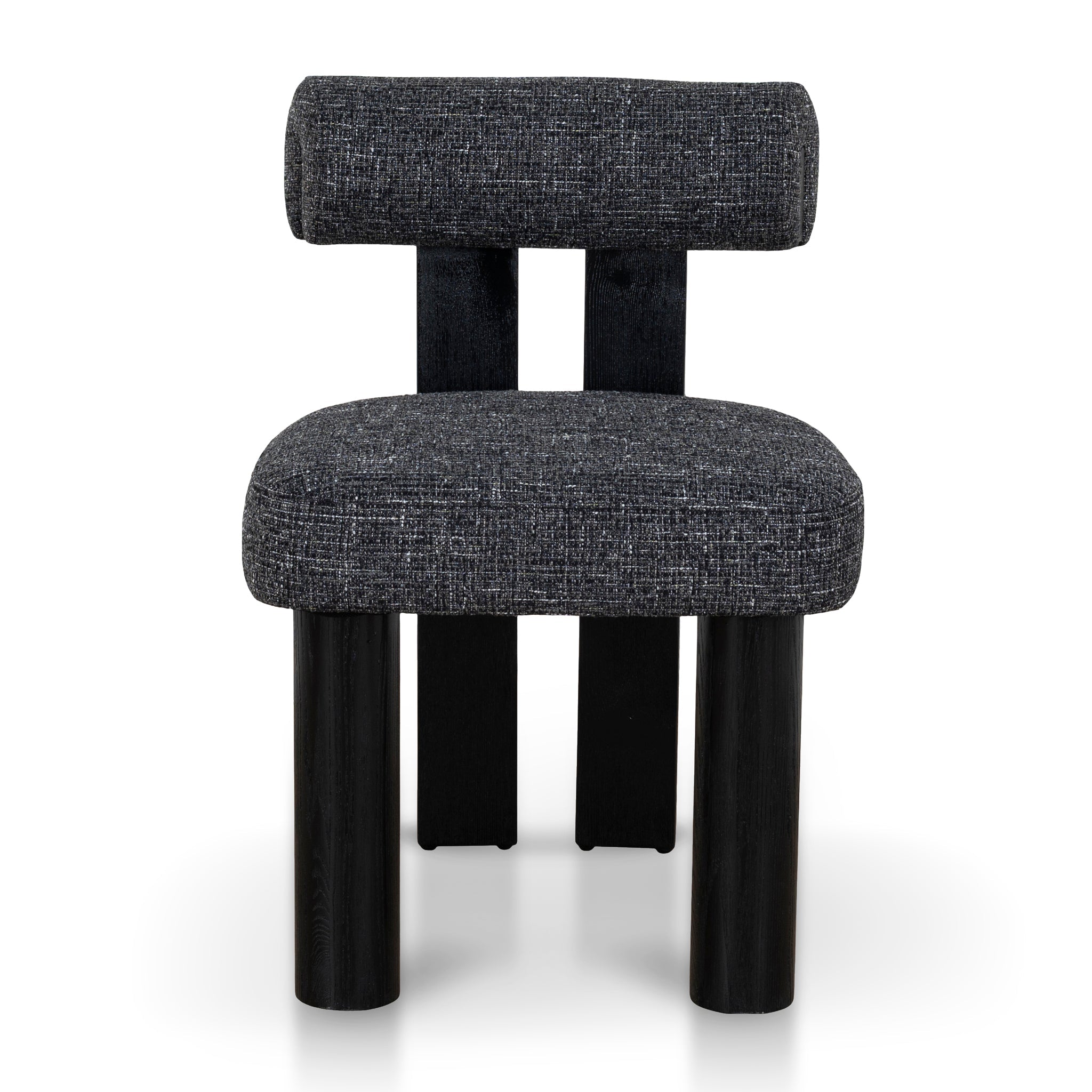 Black Dining Chair | Field Charcoal (Set Of 2) | Myka Home