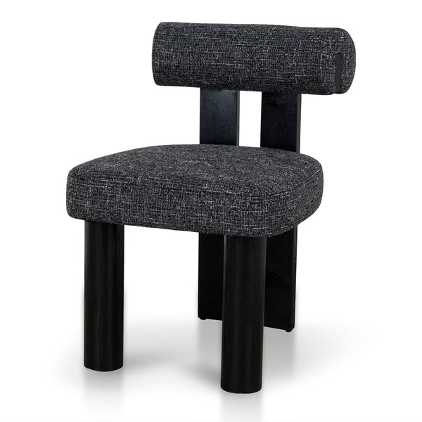 Black Dining Chair | Field Charcoal (Set Of 2) | Myka Home