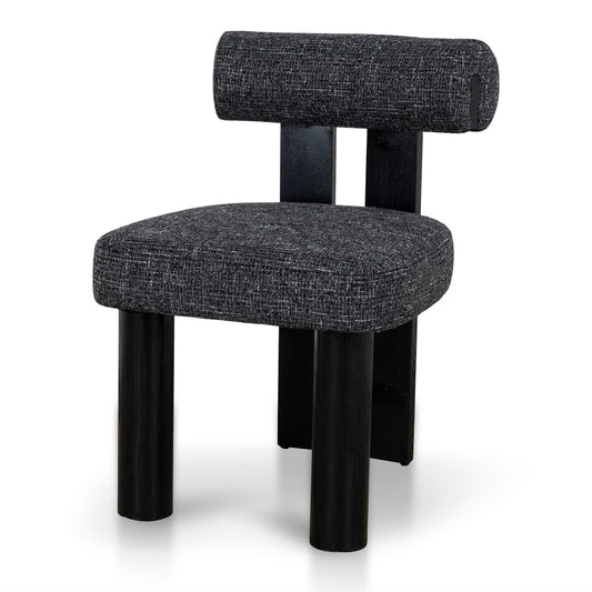 Black Dining Chair | Field Charcoal (Set Of 2) | Myka Home