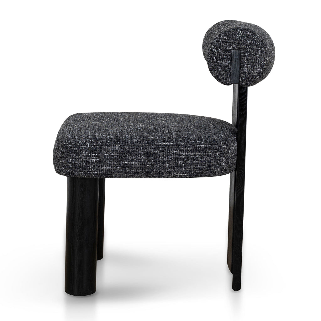 Black Dining Chair | Field Charcoal (Set Of 2) | Myka Home