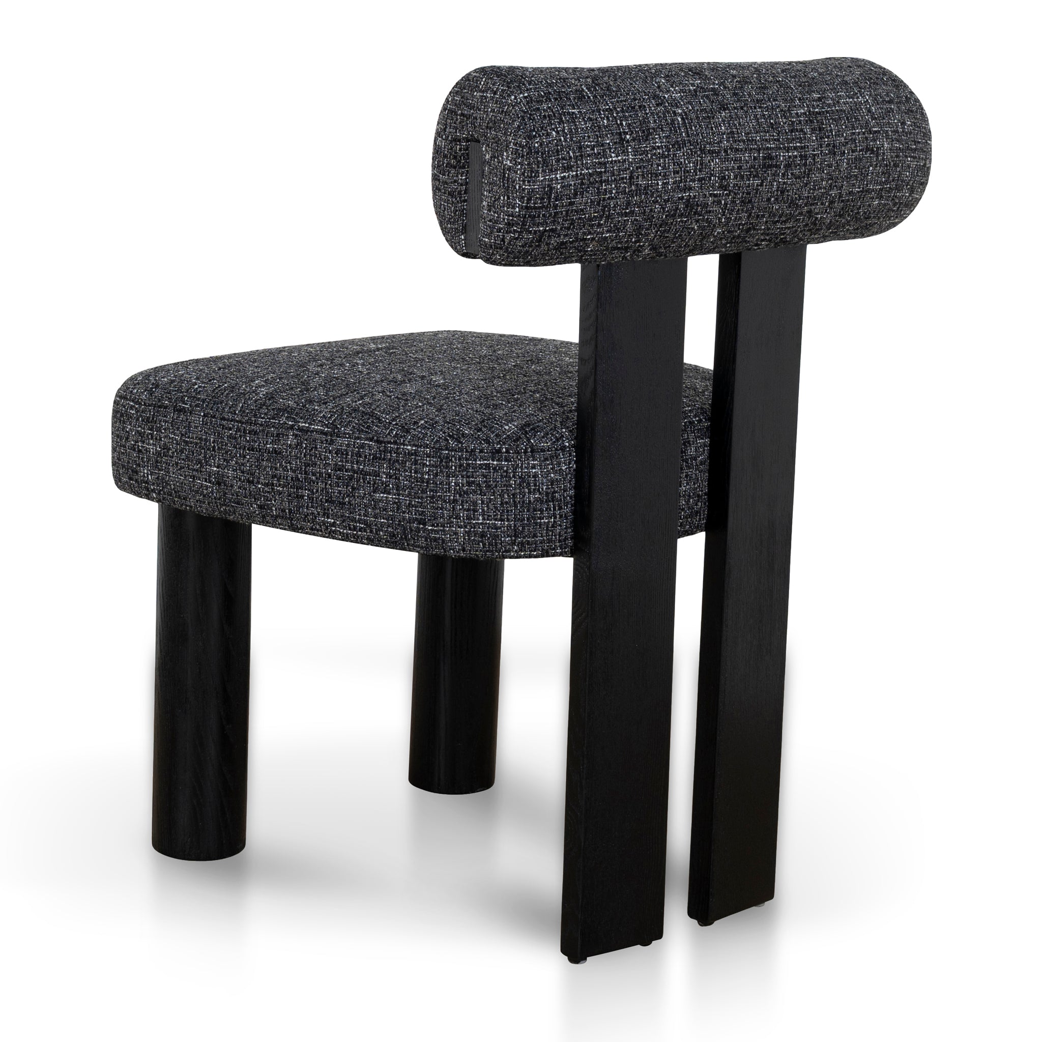 Black Dining Chair | Field Charcoal (Set Of 2) | Myka Home