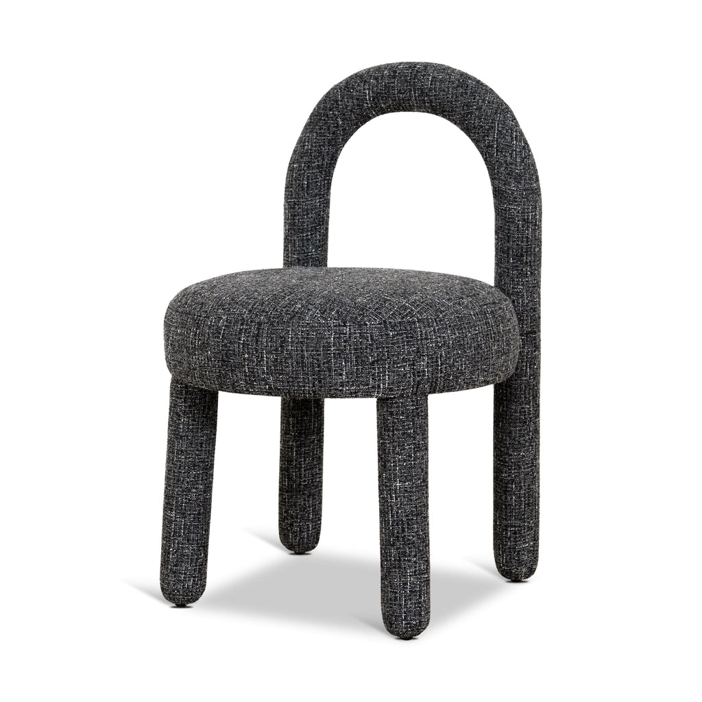 Dining Chair | Field Charcoal (Set of 2) | Myka Home - View 3