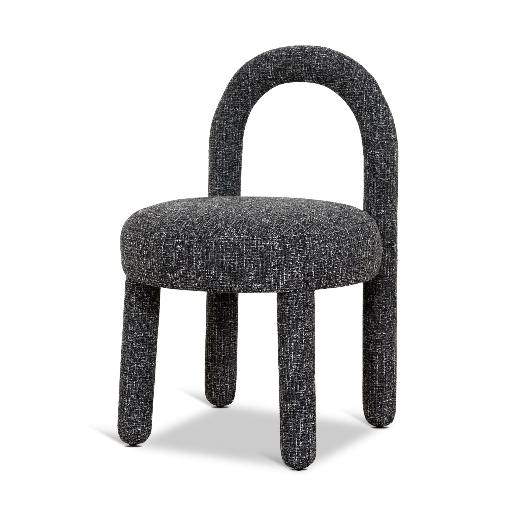 Dining Chair | Field Charcoal (Set of 2) | Myka Home - View 3