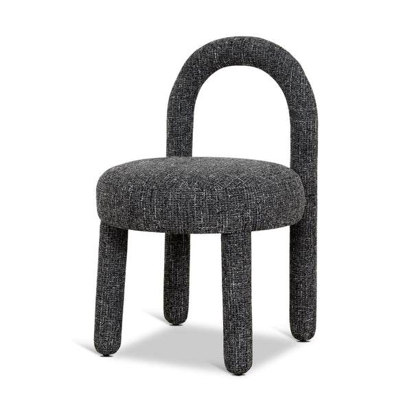 Dining Chair | Field Charcoal (Set of 2) | Myka Home - View 3