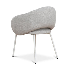 White Dining Chair | Clay Grey (Set of 2) | Myka Home