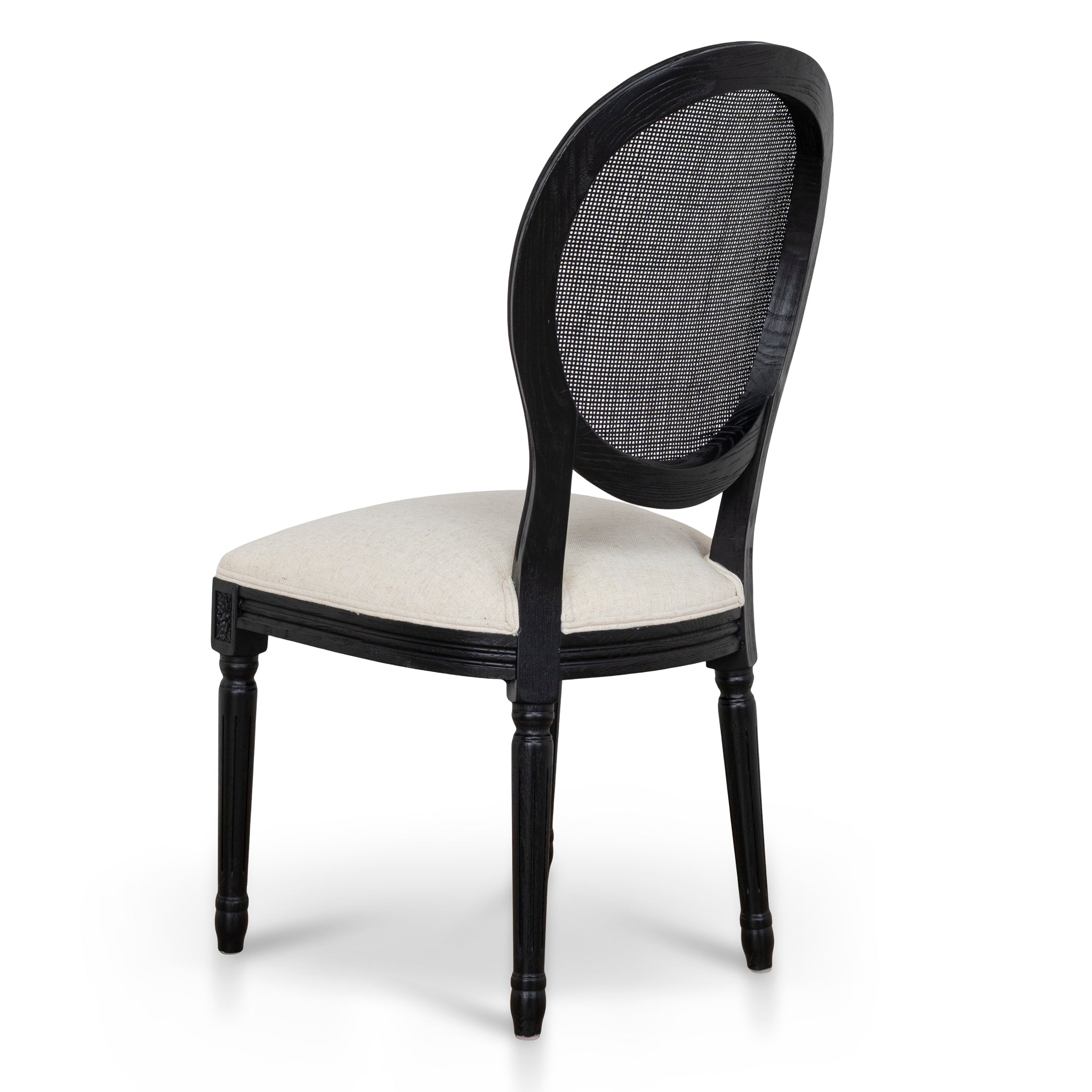 Black Elm Dining Chair | Dawn Beige (Set Of 2) | Myka Home