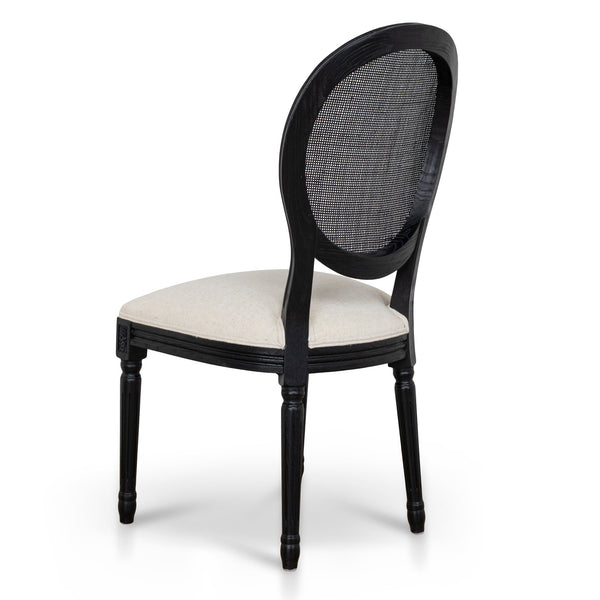 Black Elm Dining Chair | Dawn Beige (Set Of 2) | Myka Home