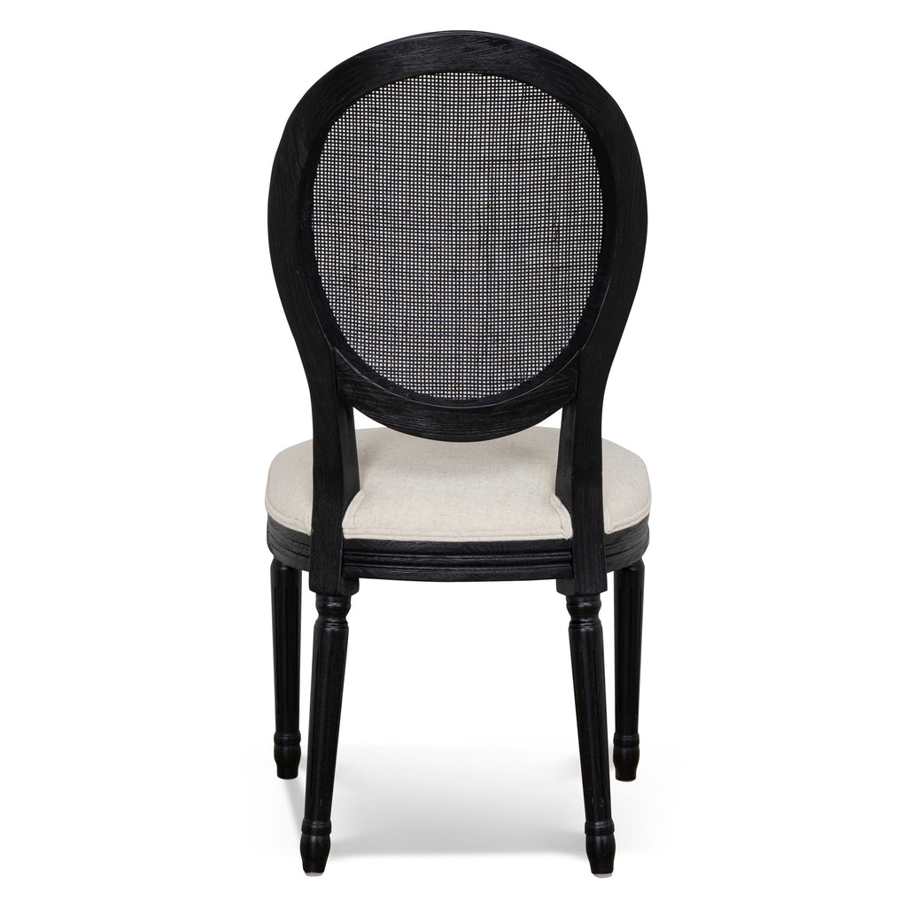 Black Elm Dining Chair | Dawn Beige (Set Of 2) | Myka Home