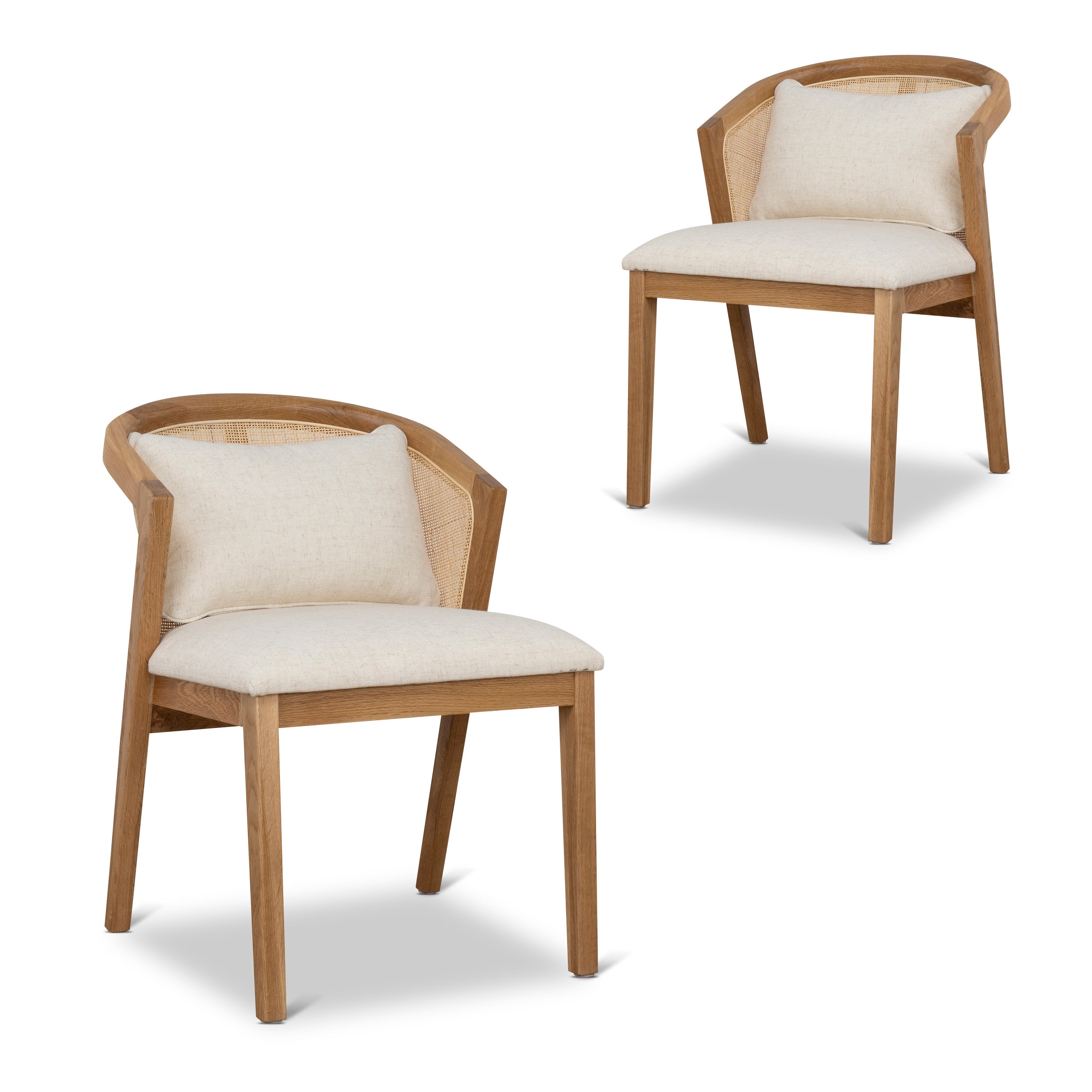 Fabric Dining Chair | Dawn Beige (Set Of 2) | Myka Home