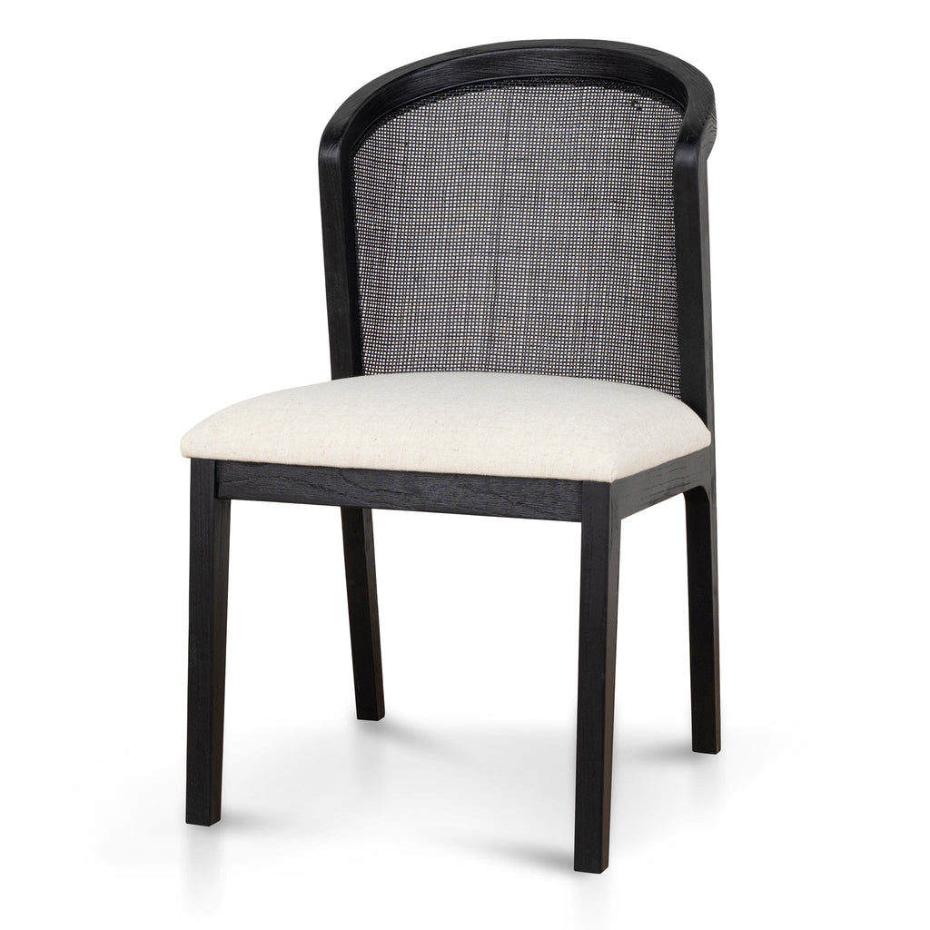 Black Elm Dining Chair | Dawn Beige (Set Of 2) | Myka Home