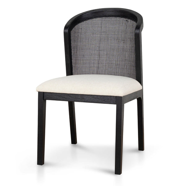 Black Elm Dining Chair | Dawn Beige (Set Of 2) | Myka Home
