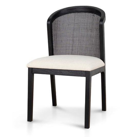 Black Elm Dining Chair | Dawn Beige (Set Of 2) | Myka Home