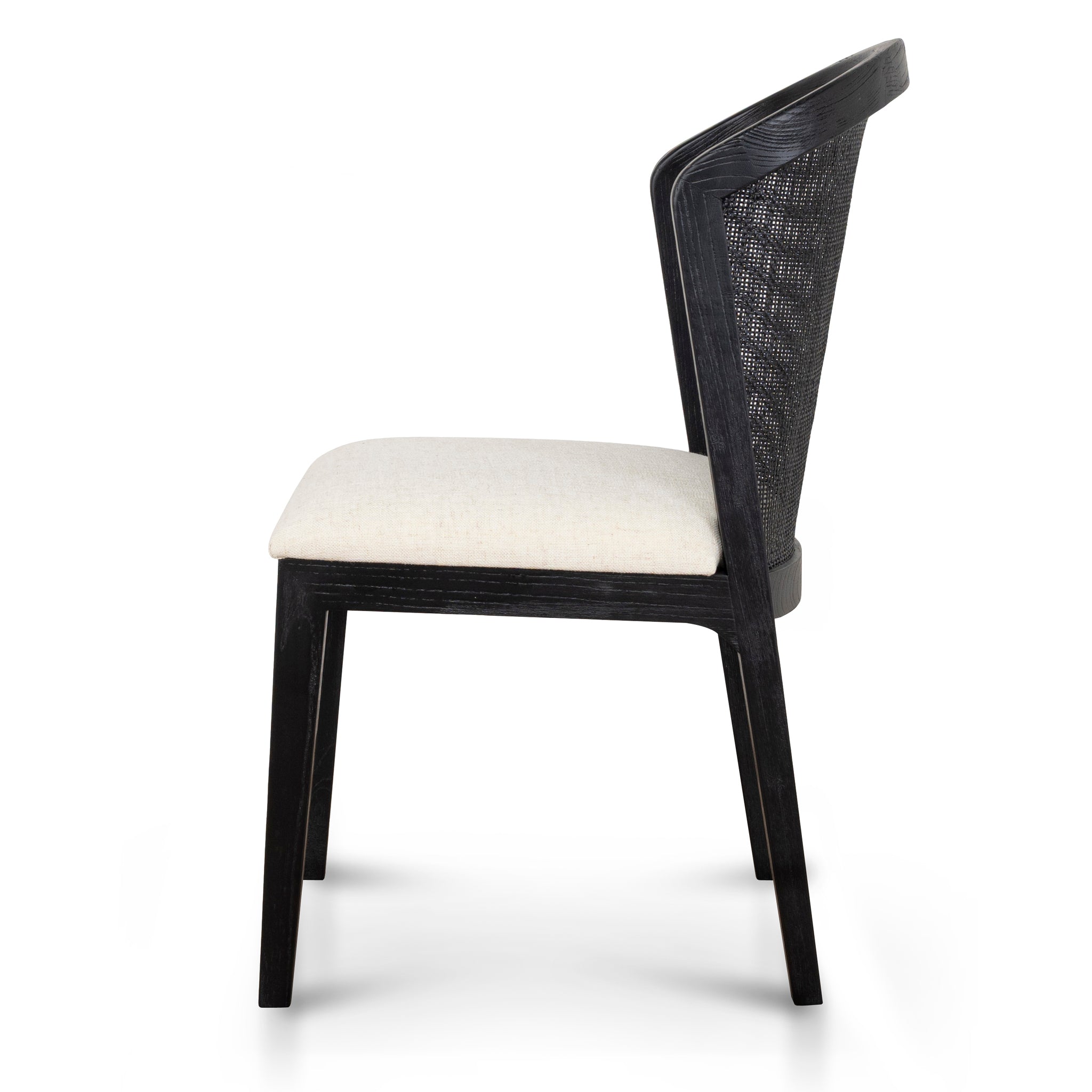 Black Elm Dining Chair | Dawn Beige (Set Of 2) | Myka Home
