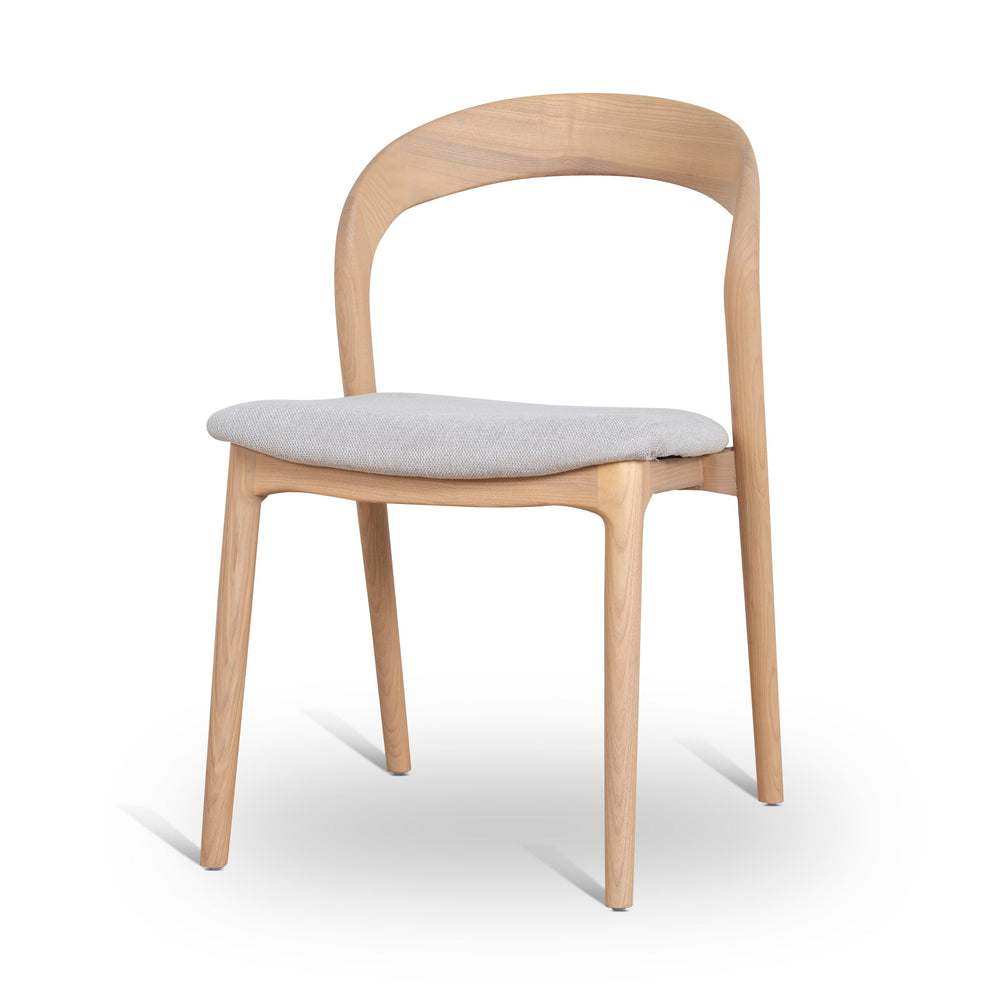 Natural Dining Chair | Naxos Beige (Set of 2) | Myka Home - View 3