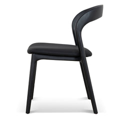 Dining Chair | Full Black (Set of 2) | Myka Home