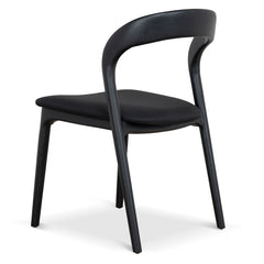Dining Chair | Full Black (Set of 2) | Myka Home