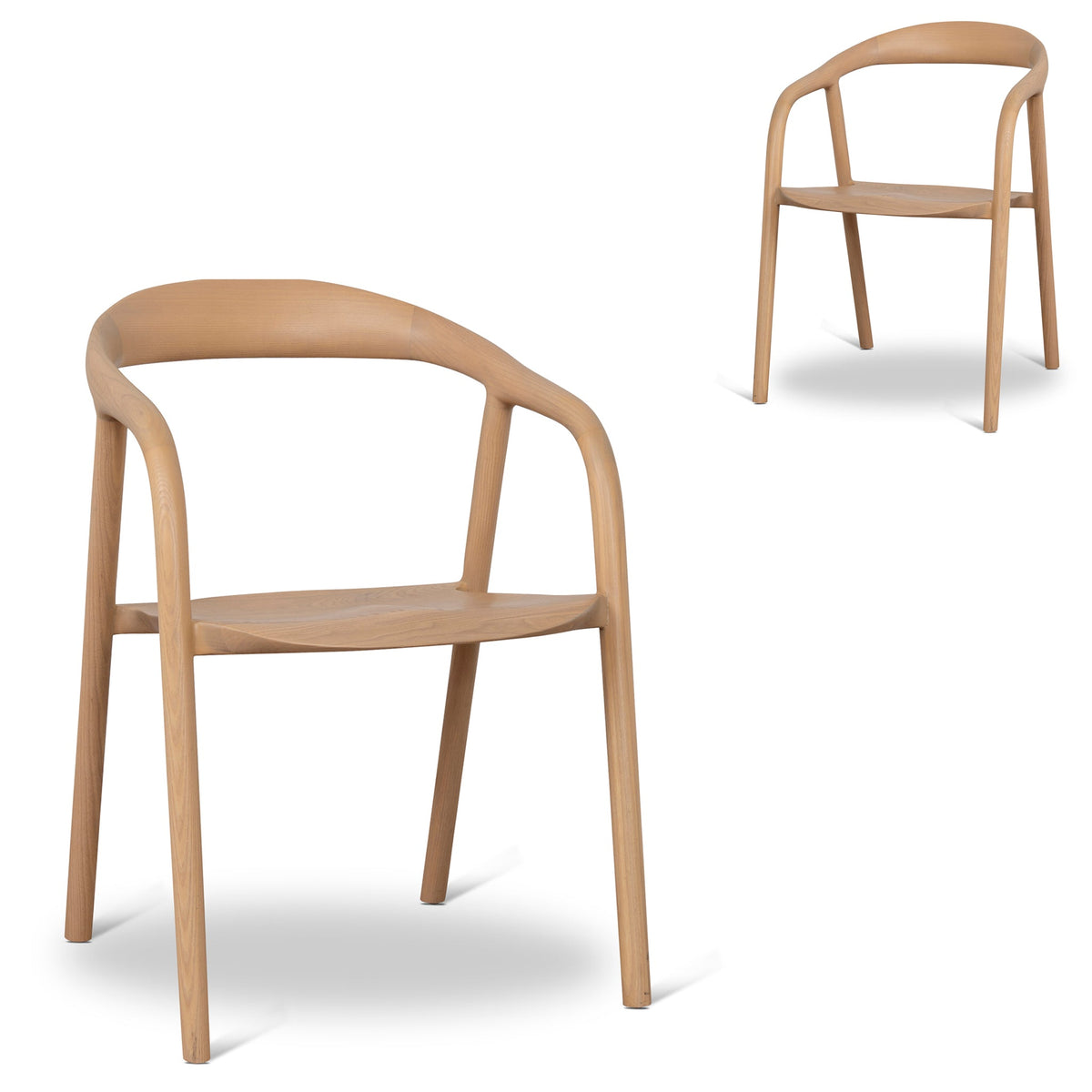 Dining Chair | Natural (Set of 2) | Myka Home