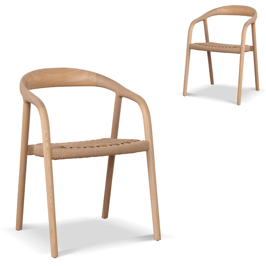 Rattan Dining Chair | Natural (Set of 2) | Myka Home