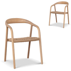 Rattan Dining Chair | Natural (Set of 2) | Myka Home