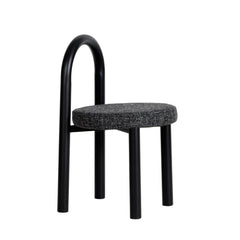 Black Dining Chair | Field Charcoal (Set of 2) | Myka Home