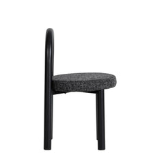Black Dining Chair | Field Charcoal (Set of 2) | Myka Home