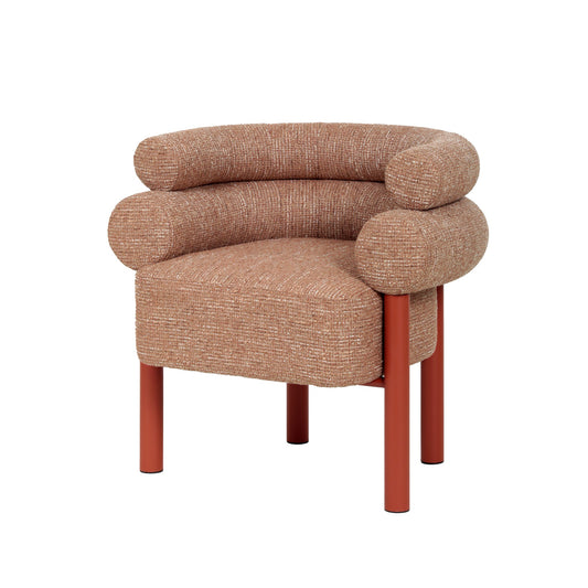 Sandy Red Armchair | Russet Brown | Myka Home