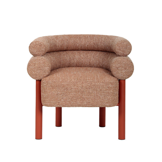 Sandy Red Armchair | Russet Brown | Myka Home