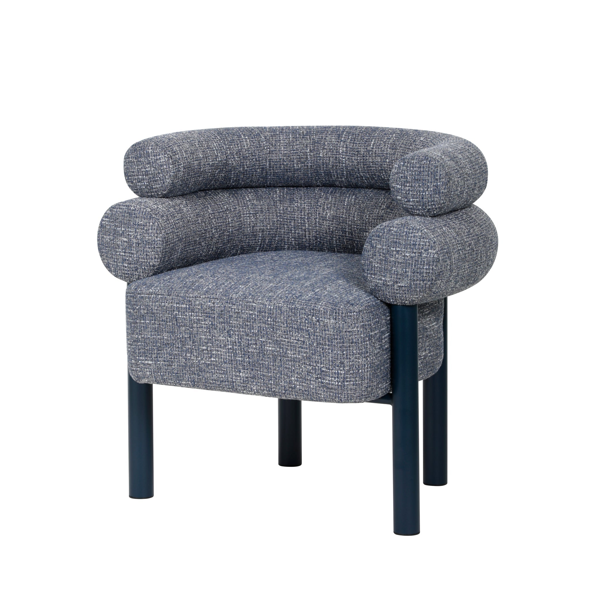 Navy Armchair | Prussian Blue | Myka Home