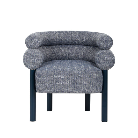 Navy Armchair | Prussian Blue | Myka Home