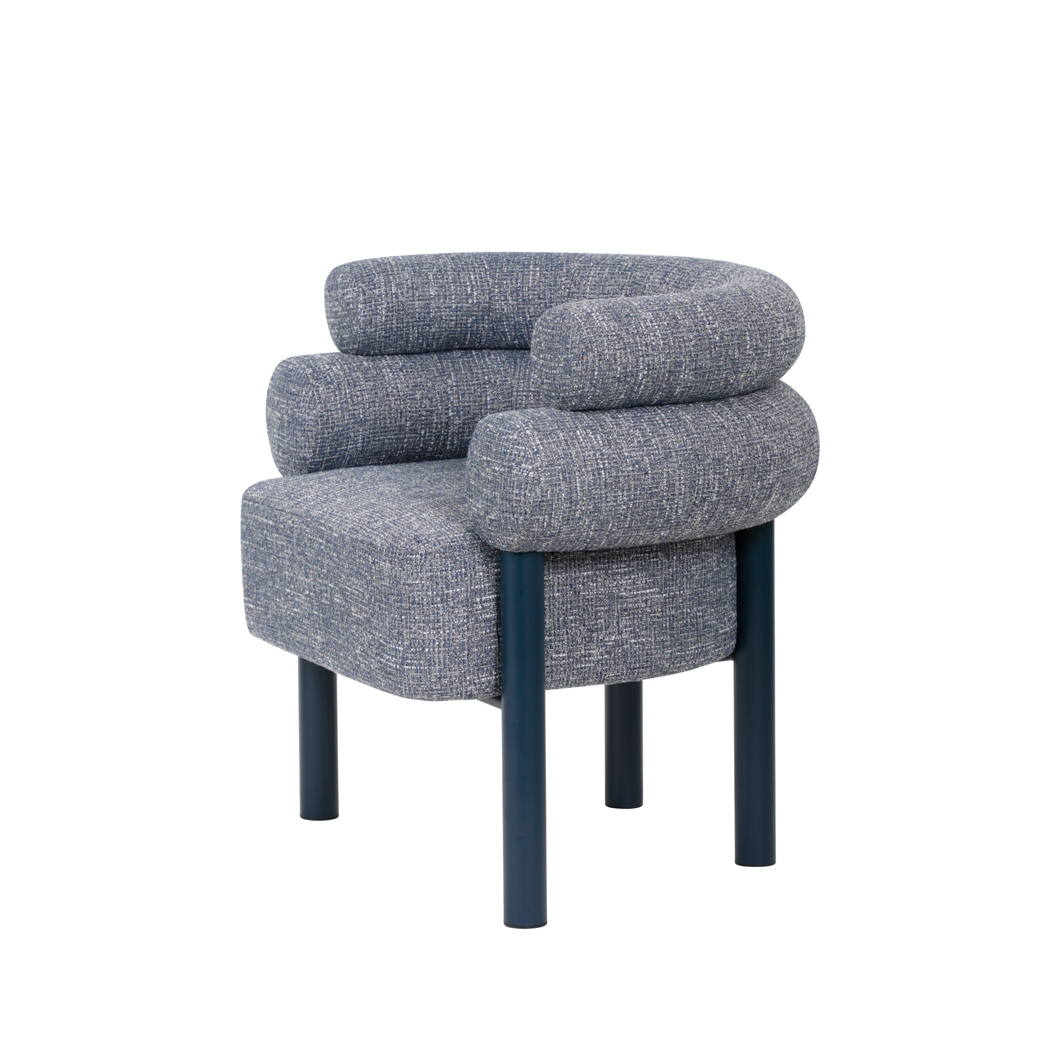 Navy Armchair | Prussian Blue | Myka Home