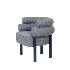 Navy Armchair | Prussian Blue | Myka Home