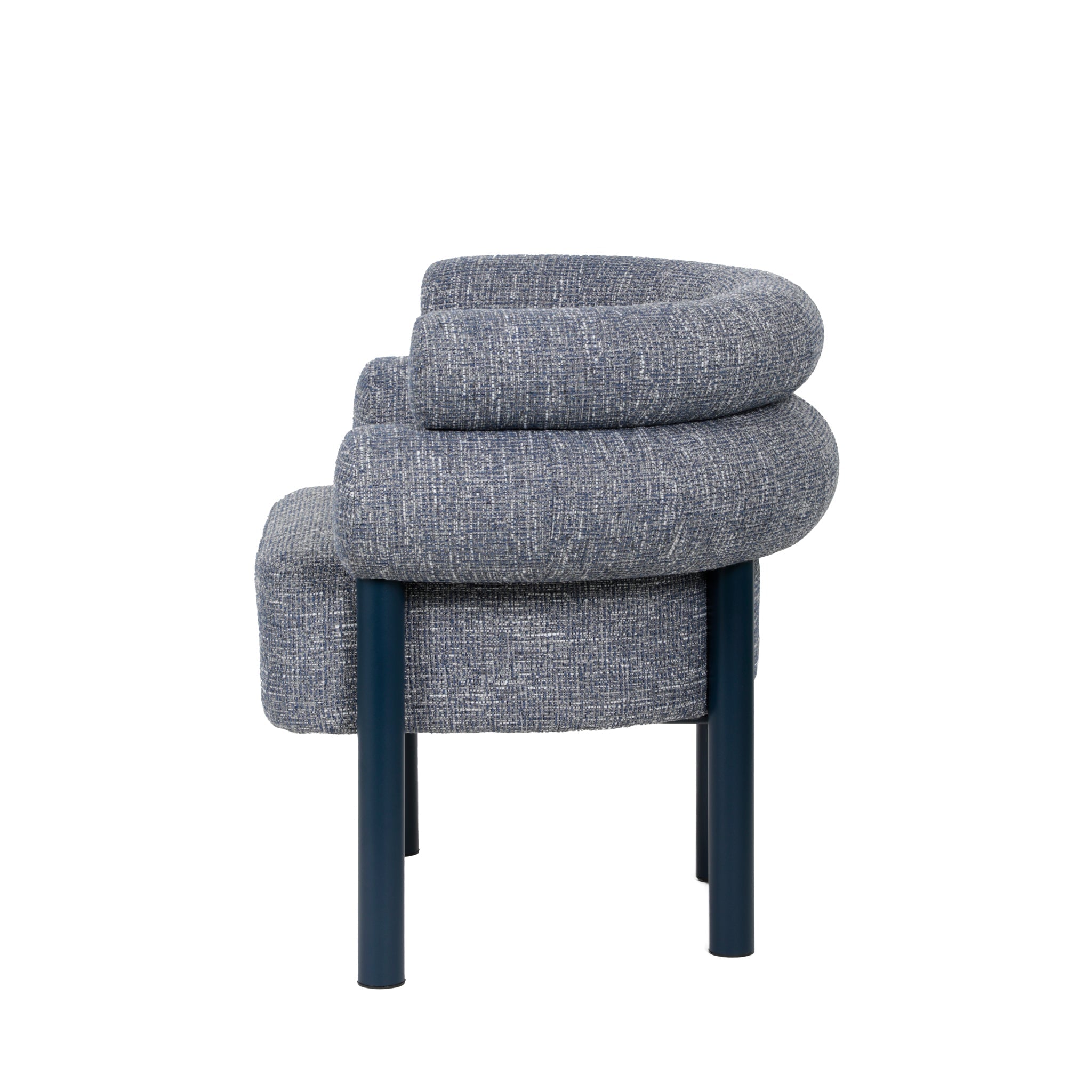 Navy Armchair | Prussian Blue | Myka Home