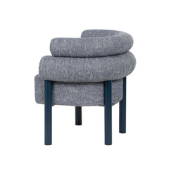 Navy Armchair | Prussian Blue | Myka Home