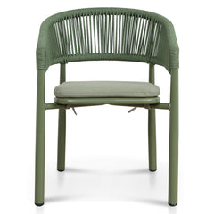 Outdoor Dining Chair | Army Green (Set of 2) | Myka Home