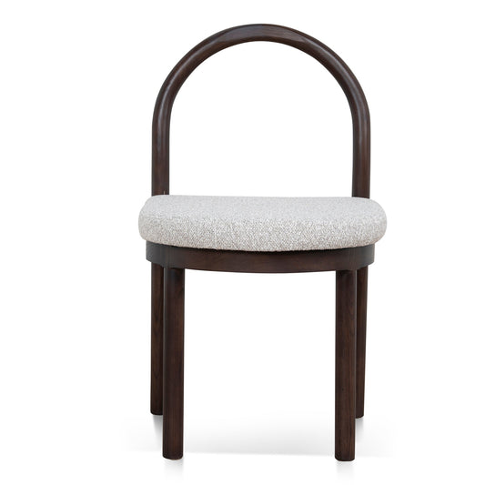 Brown Dining Chair | Clay Grey (Set of 2) | Myka Home