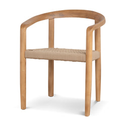 Natural Dining Chair | Naxos Latte Rope (Set of 2) | Myka Home