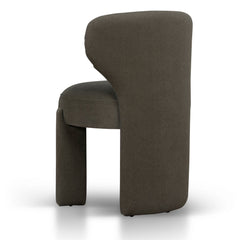 Fabric Dining Chair | Dark Moss Green | Myka Home