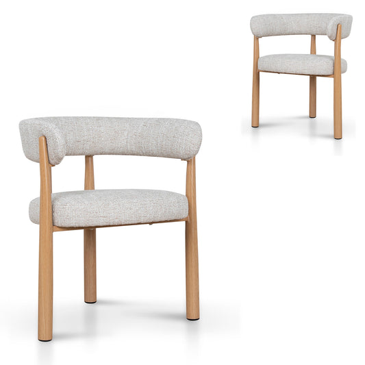 Natural Dining Chair | Kalunfu Beige (Set Of 2) | Myka Home
