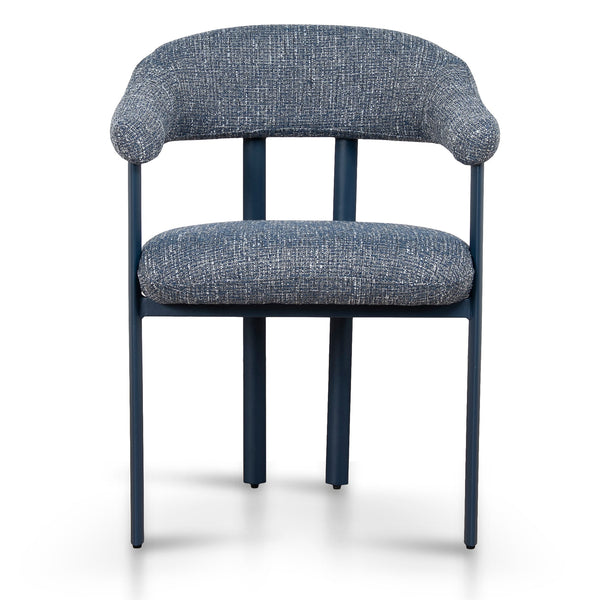 Blue Sand Dining Chair | Prussian Blue (Set Of 2) | Myka Home