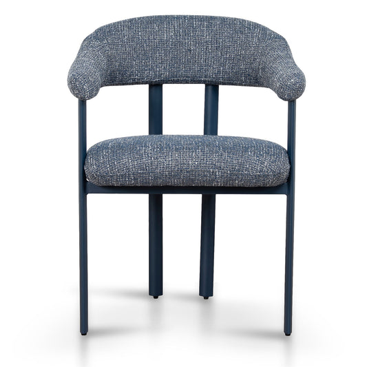 Blue Sand Dining Chair | Prussian Blue (Set Of 2) | Myka Home