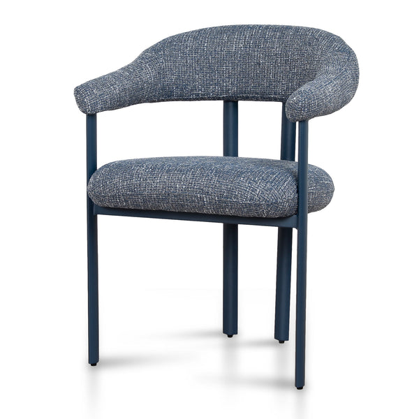 Blue Sand Dining Chair | Prussian Blue (Set Of 2) | Myka Home