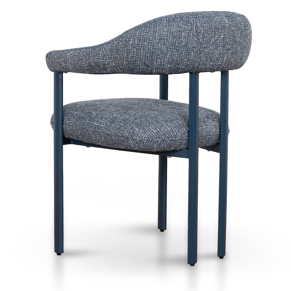 Blue Sand Dining Chair | Prussian Blue (Set Of 2) | Myka Home