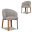Natural Dining Chair | Verona Sand Weave (Set Of 2) | Myka Home