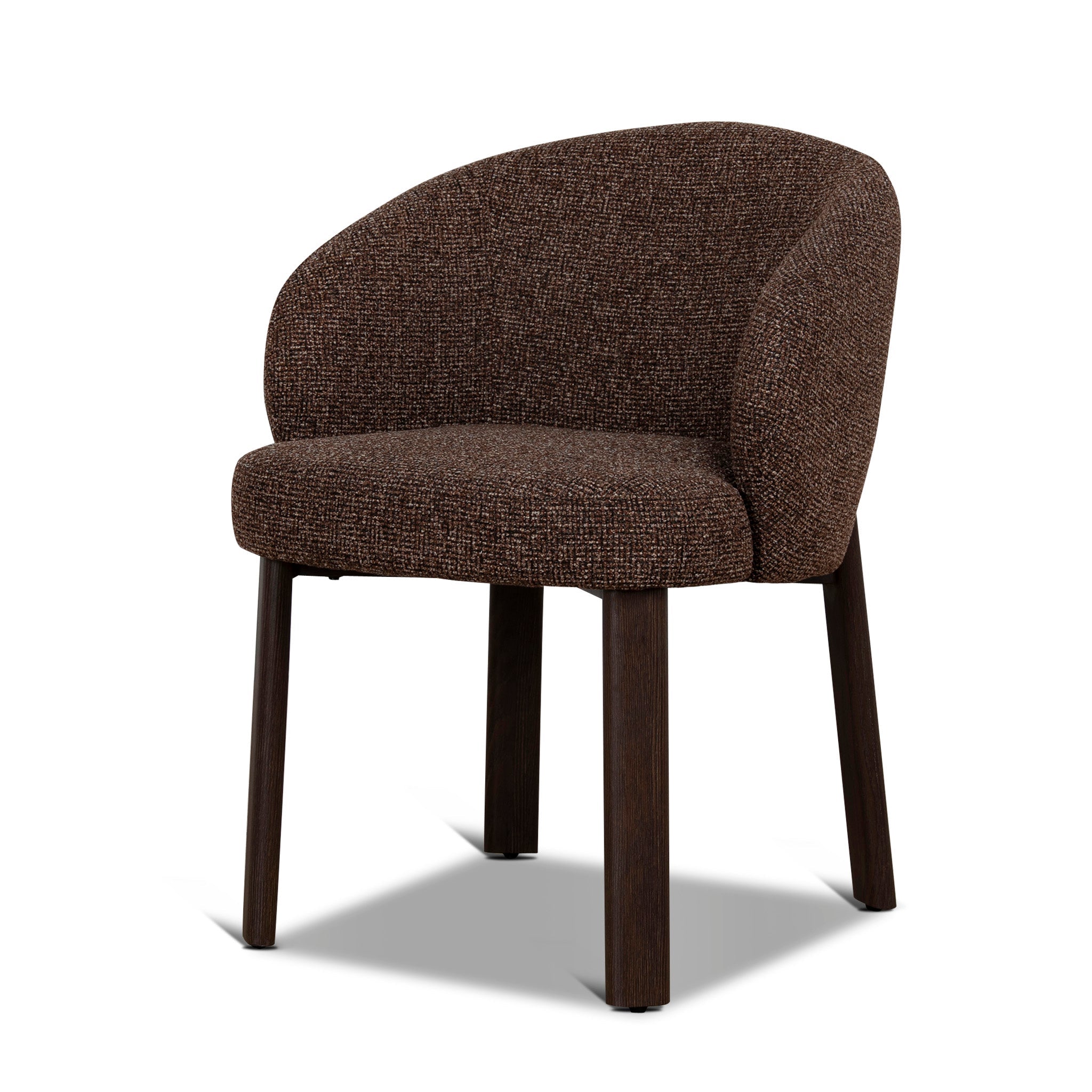 Walnut Dining Chair | Verona Cinnamon Weave (Set Of 2) | Myka Home