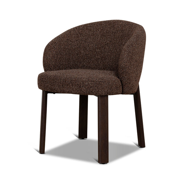 Walnut Dining Chair | Verona Cinnamon Weave (Set Of 2) | Myka Home