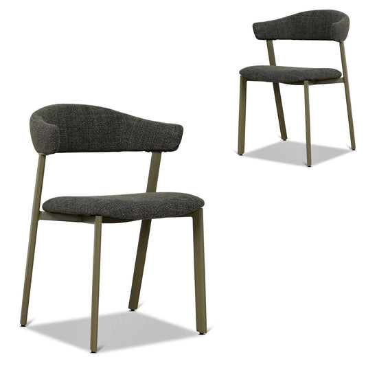 Green Dining Chair | Kaitoke Green (Set Of 2) | Myka Home
