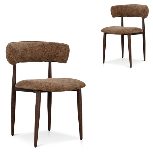 Walnut Dining Chair | Lila Nutmeg (Set Of 2) | Myka Home