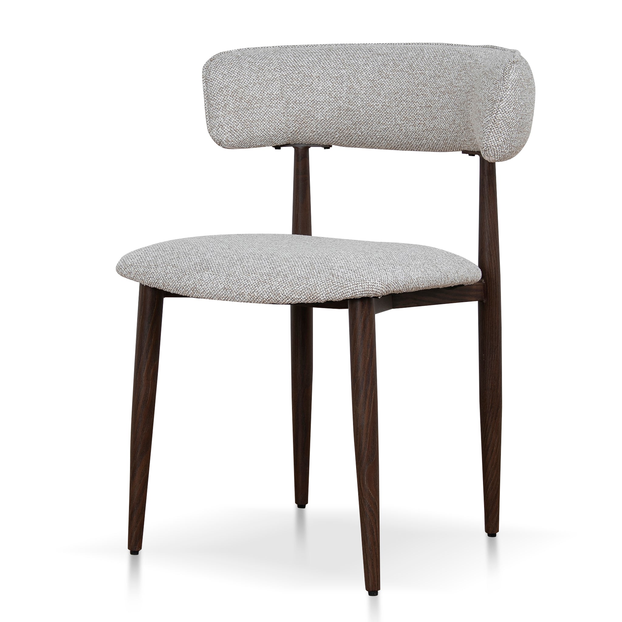 Walnut Dining Chair | Clay Beige (Set Of 2) | Myka Home
