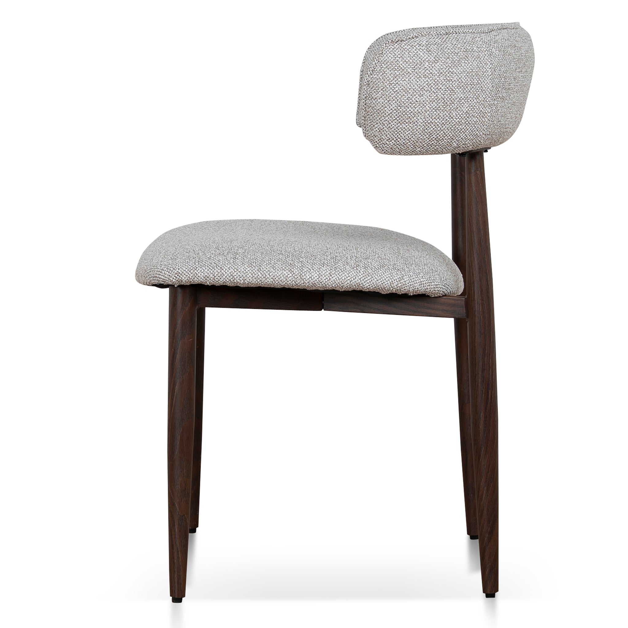 Walnut Dining Chair | Clay Beige (Set Of 2) | Myka Home